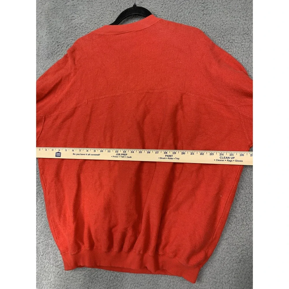 Woolrich Sweater Mens Large Henley Pullover Knit‎ Pocket Crewneck Casual